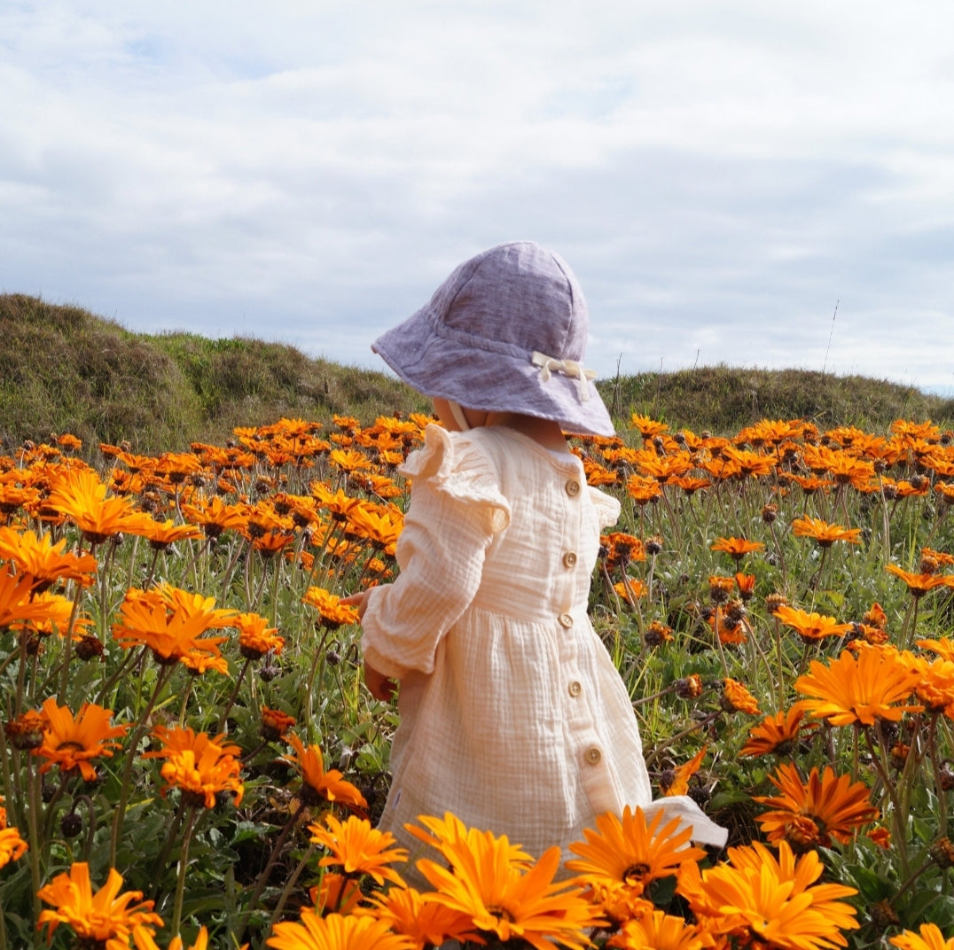 Linen Sunhat - Orchid