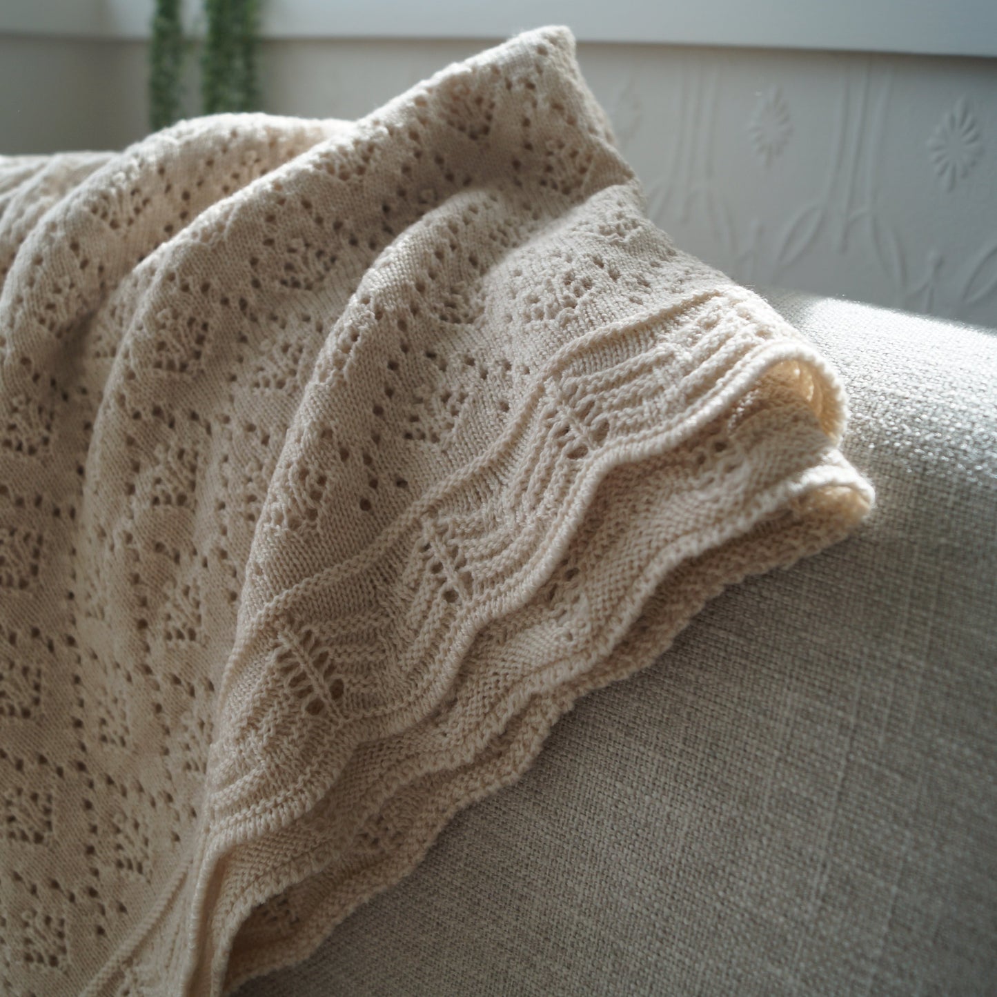 Merino Lace Blanket - made to order please enquire