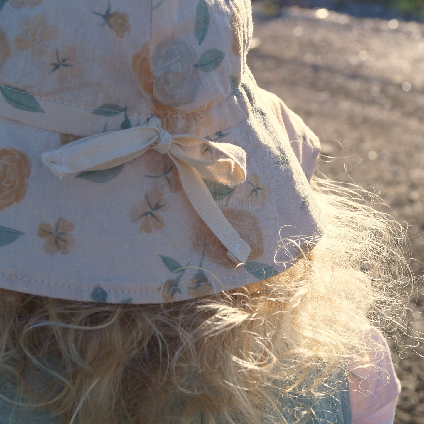 Linen Sunhat - Summer Rose