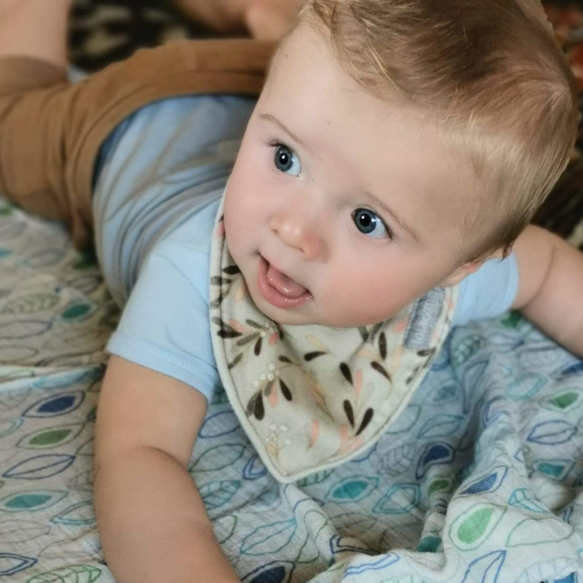 Organic Dribble Bib - Wild Autumn