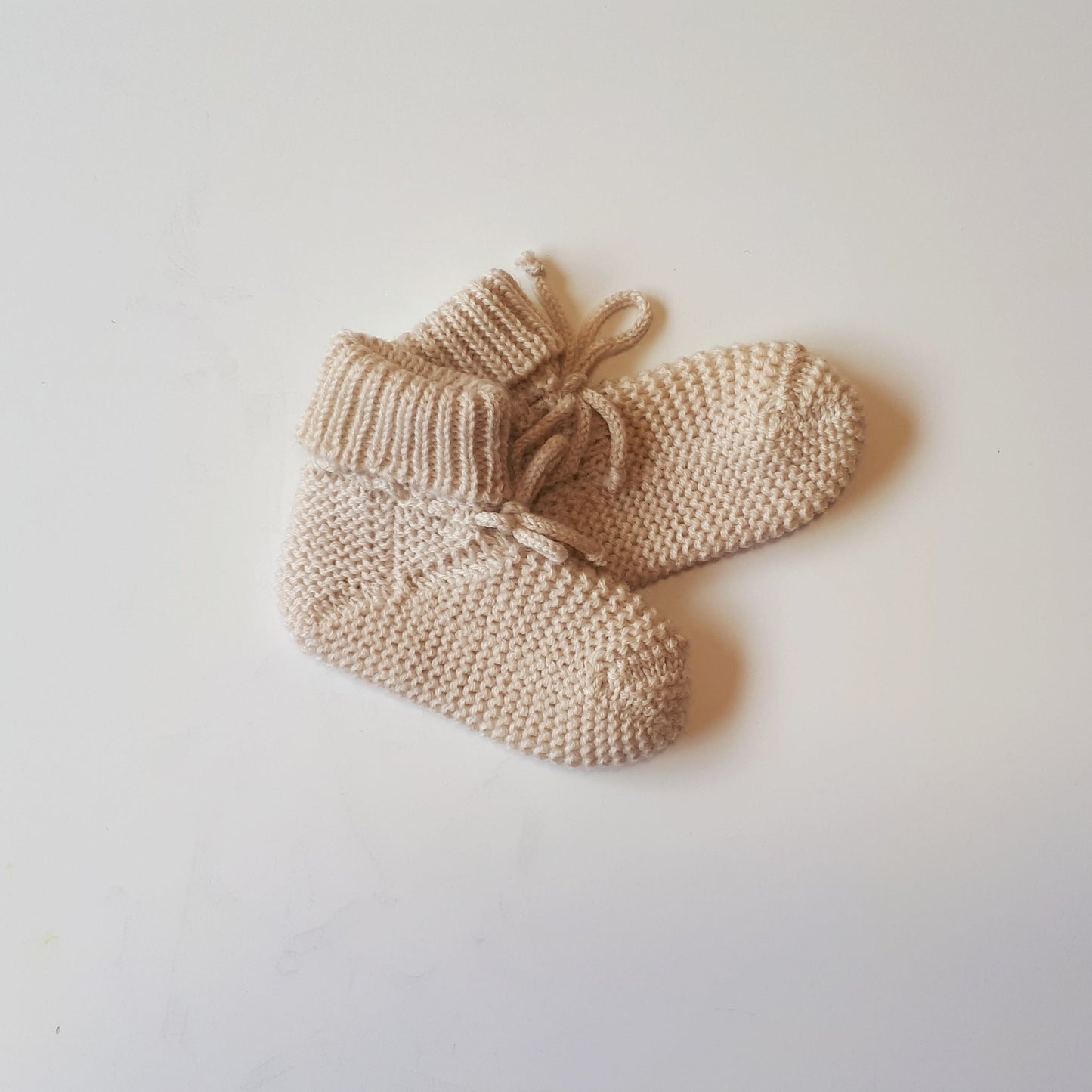 Merino Knit Booties - 6-12 months