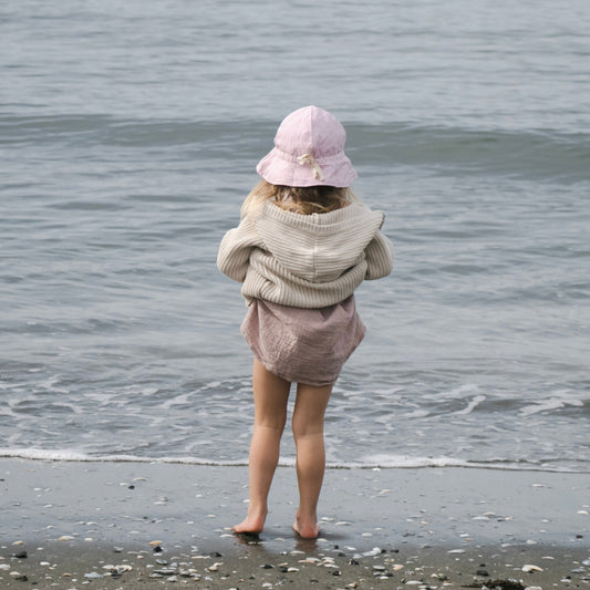 Linen Sunhat - Pink Salt