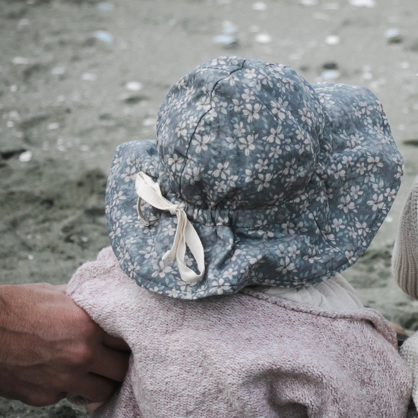 Linen Sunhat - Floral Violet