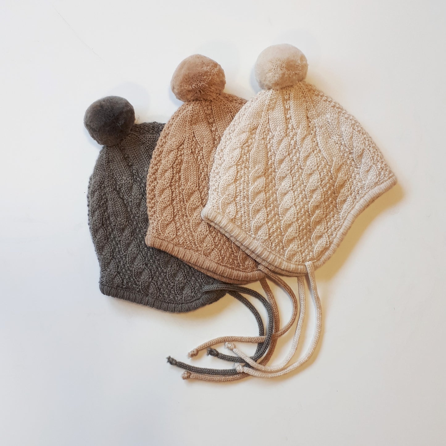 Merino Knit Bonnet- 3 colours