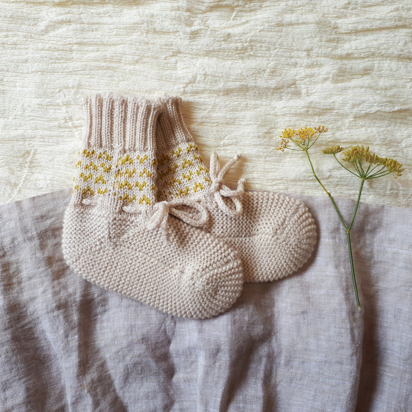 Merino Arrow Booties