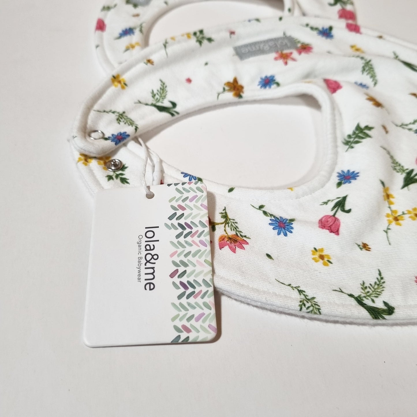 Organic Dribble Bib - Spring Floral