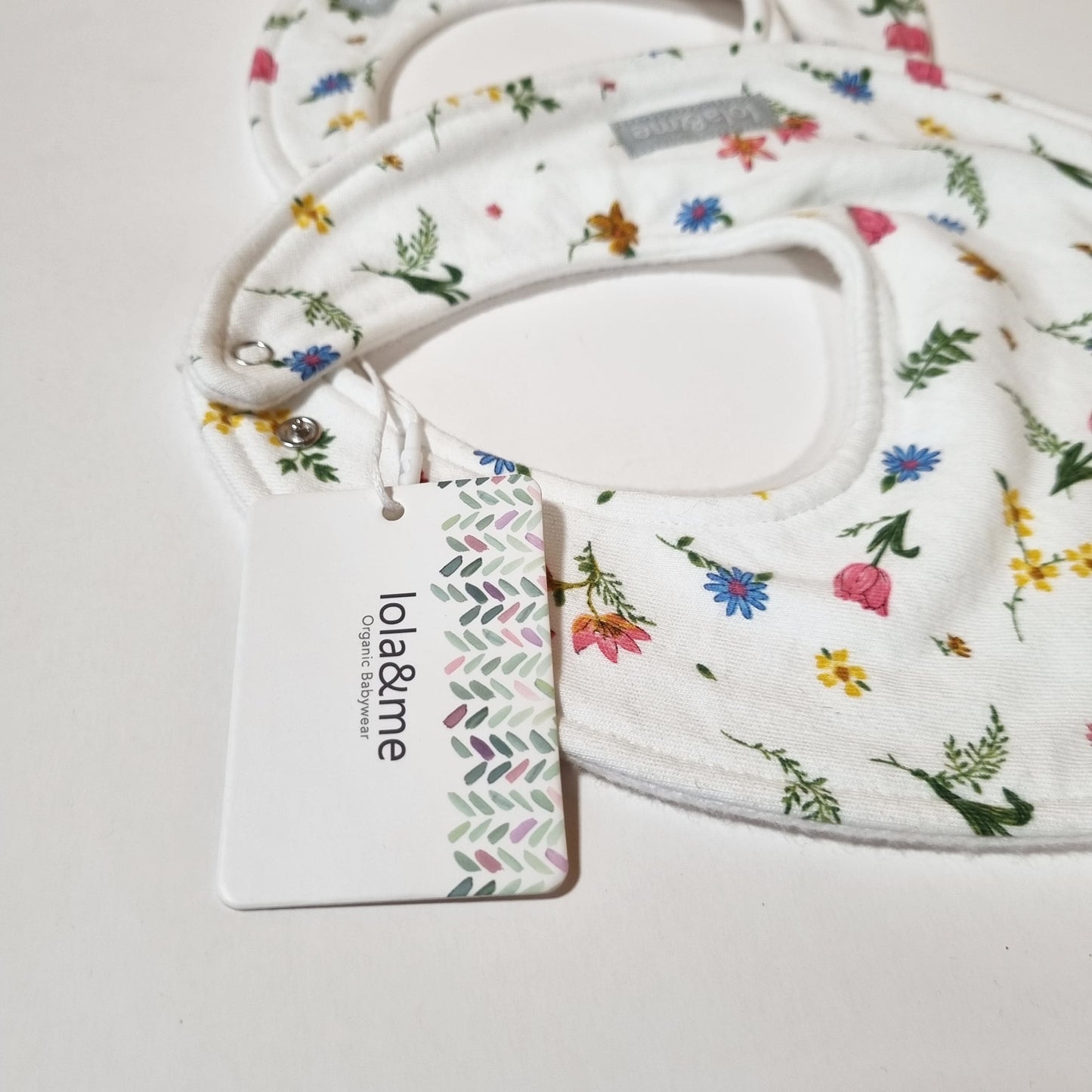 Organic Dribble Bib - Spring Floral