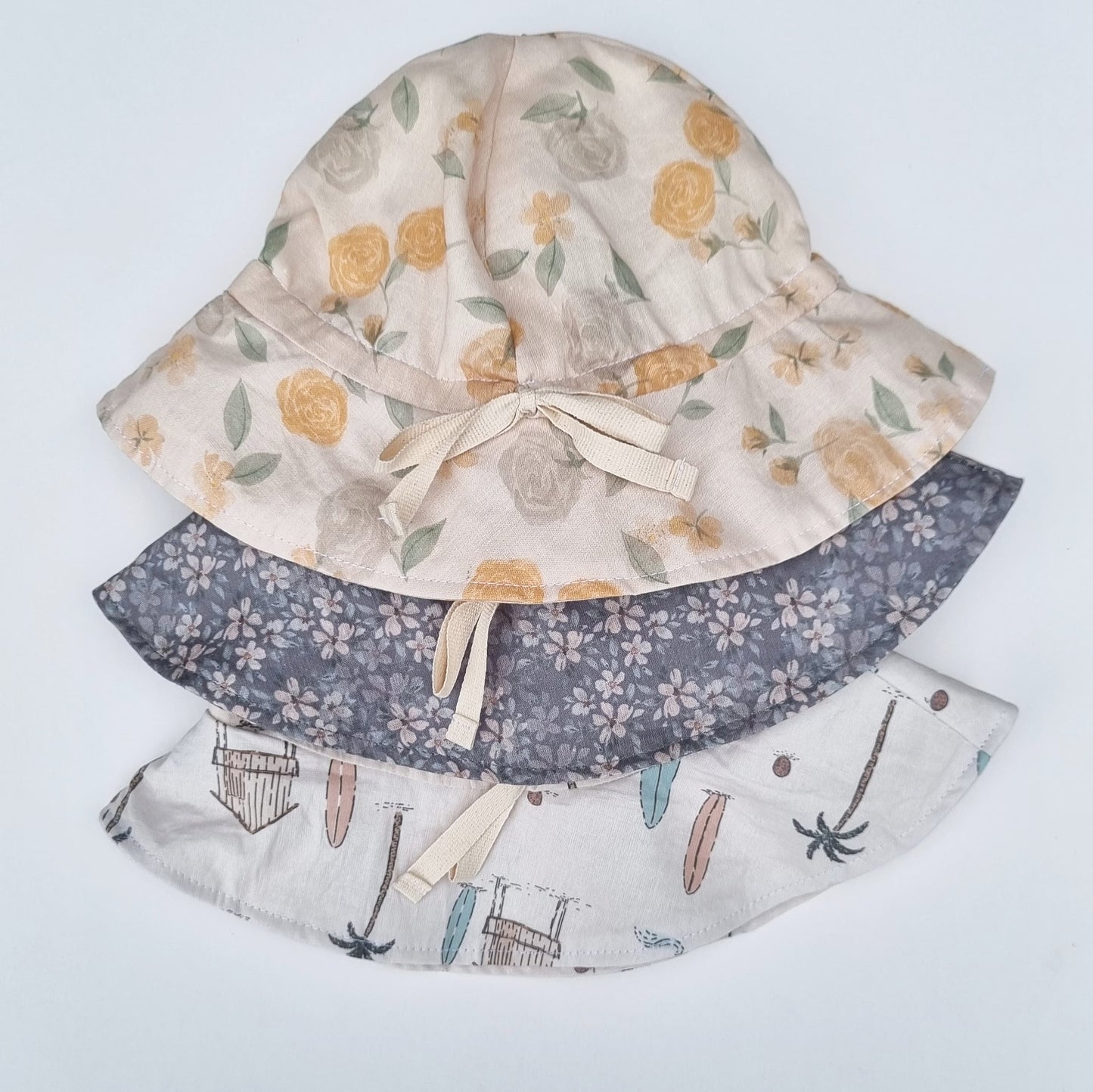 Linen Sunhat - Summer Rose