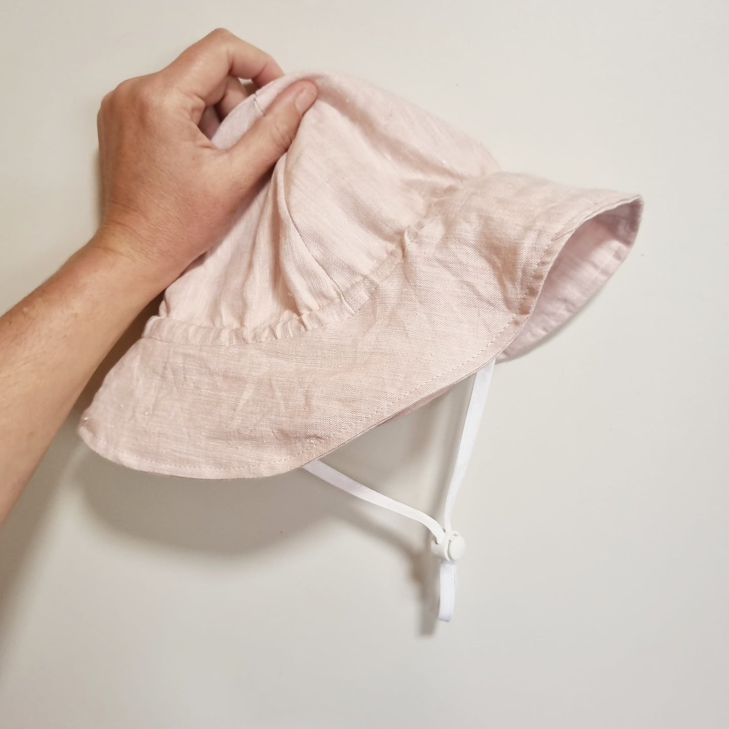 Linen Sunhat - Pink Salt