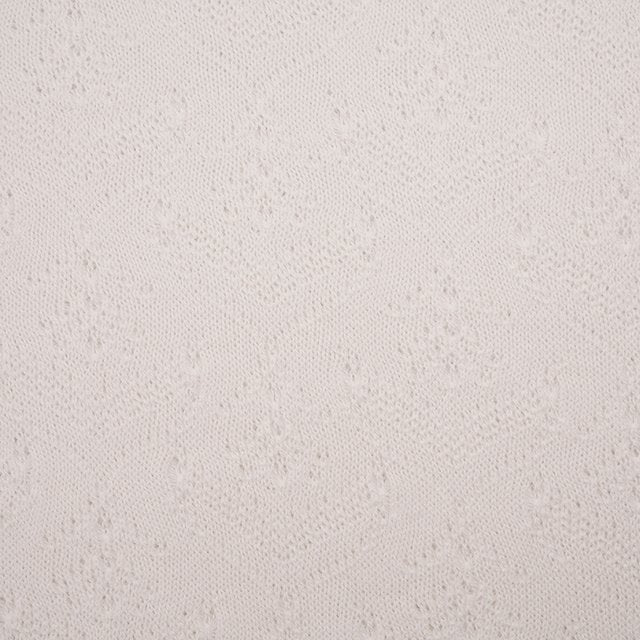 Organic Cotton Lace Blanket - Various Colours