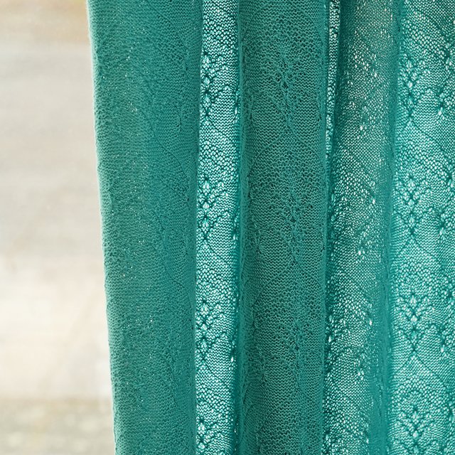 Organic Cotton Lace Blanket - Various Colours