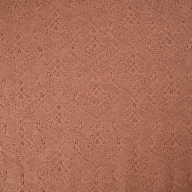 Organic Cotton Lace Blanket - Various Colours