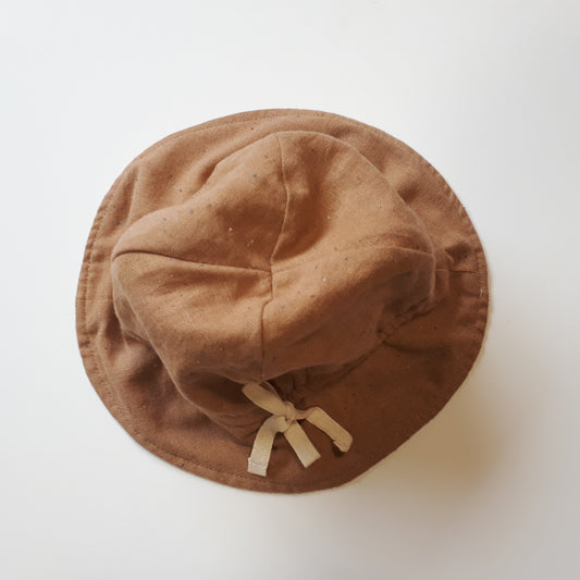 Linen Sunhat - Toffee Sprinkle