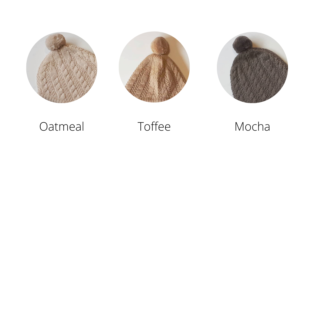 Merino Knit Bonnet- 3 colours