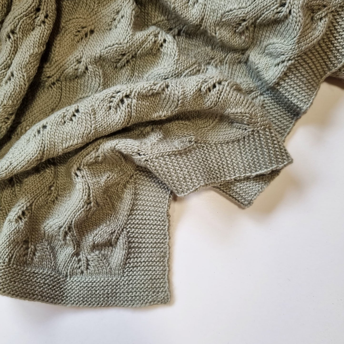 Nooks Merino Wool Baby Blanket - Sage
