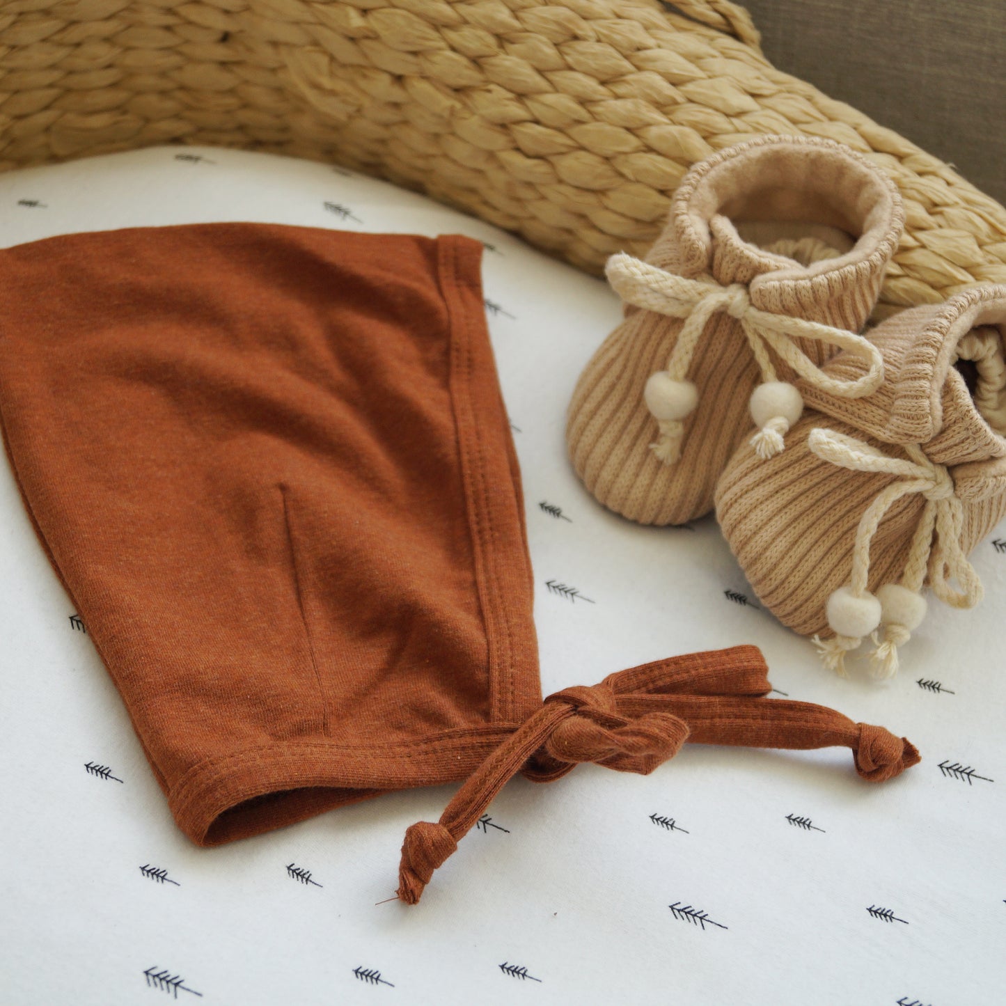 Organic Stay-On Booties - 3 colours